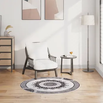 Koupelnová předložka zahrada-XL Koberec pratelný ⌀ 120 cm vícebarevný protiskluzový 337987