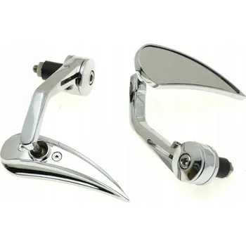Zrcátko pro motocykl CHROMOVANÁ ZRCÁTKA NA ŘÍDÍTKA UNIVERZÁLNÍ