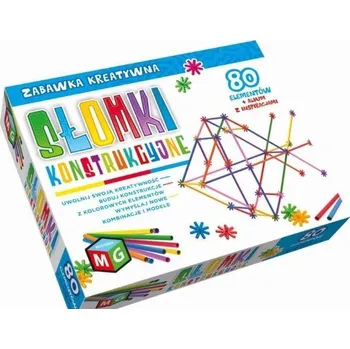ostatní stavebnice Konstrukční brčka 80dílů Multihra