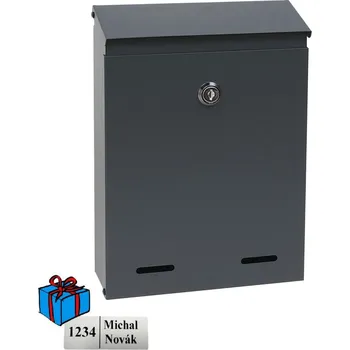 Poštovní schránka BK.516.AM poštovní schránka antracit Antracit Ano