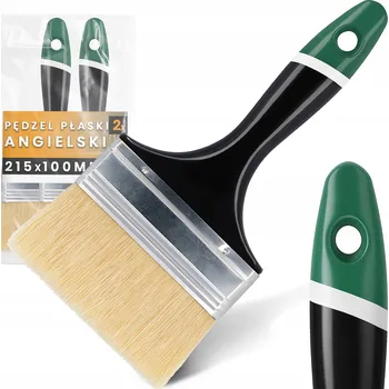 Malířský štětec Plochý štětec rovný TRCR 10 cm