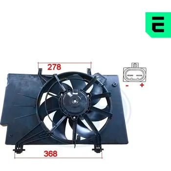 Chladič motoru Větrák, chlazení motoru ERA 352008