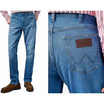 Pánské džíny Wrangler Greensboro pánské džíny rovného střihu, velikost 33/30