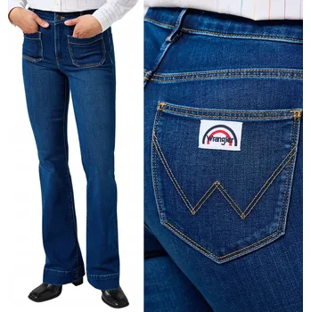 Wrangler FLARE Traditional tmavé dámské džíny zvonového střihu W29 L32