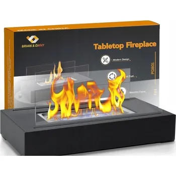 Biokrb Volně stojící biokrb BRIAN & DANY 35 x 6 x 18 cm, černý