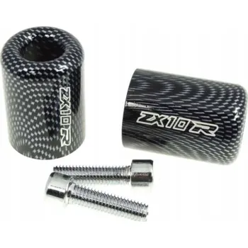Řídítka KARBONOVÉ KONCOVKY ŘIDÍTEK S LOGEM ZX 10R (11466)