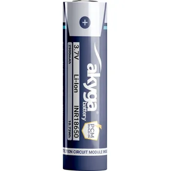 Bezpečnostní kamera AKUMULÁTOR AKYGA 18650 3,7V Li-ion 2900mAh s ochranou