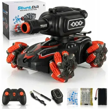 RC model auta DÁLKOVĚ OVLÁDANÝ TANK NA GELOVÉ KULIČKY, AUTO NA DÁLKOVÉ OVLÁDÁNÍ 4x4, OVLÁDÁNÍ GESTY