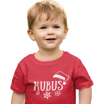 Chlapecké tričko Vánoční dětské tričko se jménem a grafikou čepice Mikuláše, velikost 122 cm