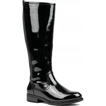 Dámské kozačky Wojtyłko dámské kozačky ke kolenům na blokovém podpatku, velikost 37