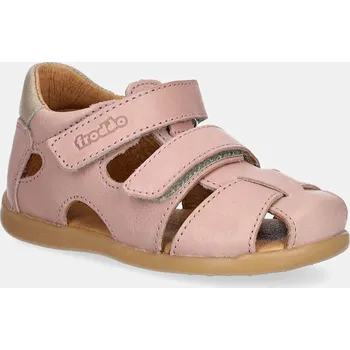 Dívčí sandály Dětské kožené sandály Froddo DALLAS růžová barva, G2150200 G2150200.21.24 30X, EUR 22