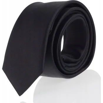 Kravata Kravata Nandy černá hladká polyester 150 cm