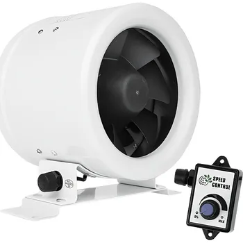 Vzduchotechnika Potrubní ventilátor Dalap MF 125 EC s úsporným motorem a regulátorem otáček, Ø 125 mm