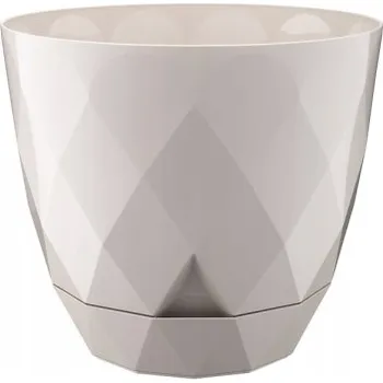 Květináč Květináč 17,5 cm plast béžový