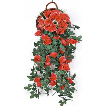 umělá květina Růže girlanda převis popínavá umělé květy