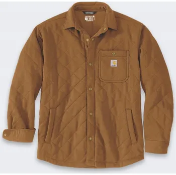 Pánské oblečení Carhartt pánská košile Quilted, ležérní, s dlouhým rukávem, regular střih, bavlna, velikost M