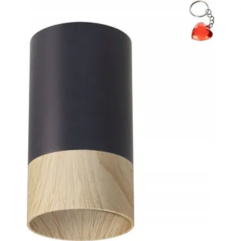 Stropní svítidlo přisazené Candellux 15 W patice GU10 černé