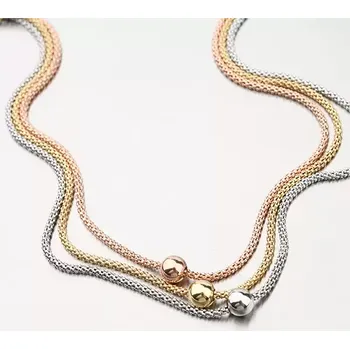 Náhrdelník Dámský náhrdelník se stříbra 925 N1703331-1264-SLX délka 45 cm