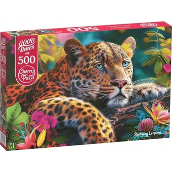 Puzzle 500 dílků CherryPazzi Ležící leopard 20166 CherryPazzi