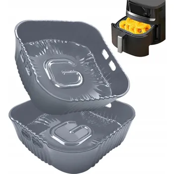 Nádoba na pečení SILIKONOVÁ FORMA DO HORKOVZDUŠNÉ FRITÉZY AIRFRYER 2 KUSY