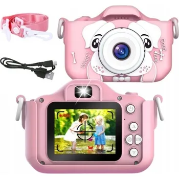 Digitální kompakt DIGITÁLNÍ FOTOAPARÁT PRO DĚTI PEJSEK NATÁČENÍ S 5 HRY 40MPX