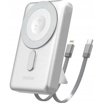 Powerbanka Powerbank Dudao K29 10000mAh PD 20W s MagSafe a kovovým tělem, se stojánkem