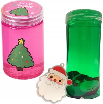 Modelovací hmota Želová hmota MIKULÁŠ VÁNOČNÍ STROMEK slime sliz 8273