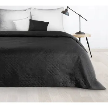 Přehoz na lůžko Přehoz na postel Eurofirany polyester 220 cm x 240 cm černý