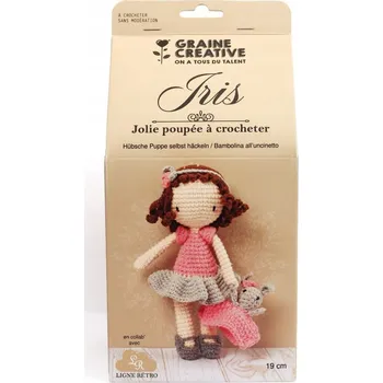 Panenka Sada na háčkování - Panenka Iris Graine Creative