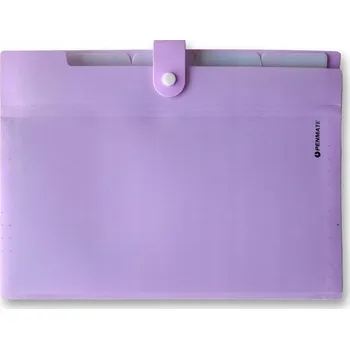 Pořadač/Složka na dokumenty A4 se zapínáním a přihrádkami Penmate