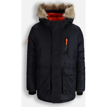 Chlapecká bunda Zimní Bunda Chlapecká Tmavě Modrá Dětská Parka 152 Coccodrillo ZC5