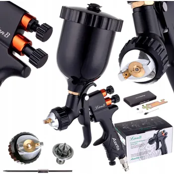 Stříkací pistole Lakýrnická pistole AUARITA 2,0mm + 1,4mm LVMP LION B pro lakování, 600ml