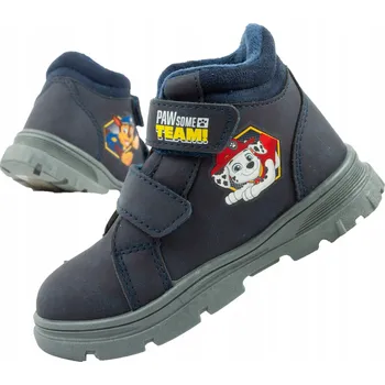 Dívčí zimní obuv Dětské zimní boty nad kotník Leomil, velikost 27, Tlapková patrola, zateplené