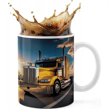 KERAMICKÝ HRNEK 330ML S POTISKEM - TIR NÁKLADNÍ AUTO DOPRAVA SPEDICE