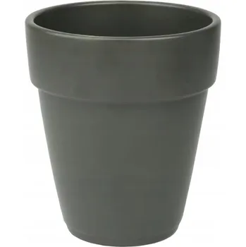 Květináč Obal Na Květináč 15 x 13 cm keramika šedá