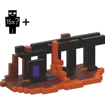 ostatní stavebnice iMex Toys 480 ks ve stylu minecraft + 15 figurek