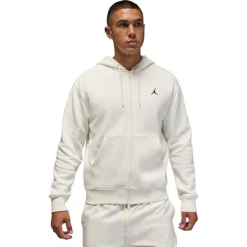 Pánská mikina Pánská flísová mikina se zipem NIKE-JORDAN BRK FLC FZ 133 SAIL Bílá XL