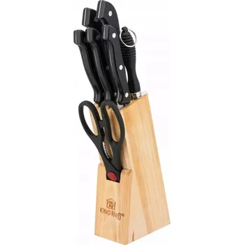 Kuchyňský nůž Sada nožů v bloku KINGHOFF 6 a ks