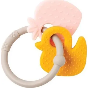 NATTOU Kousátko silikonové BPA free Lapidou kačenka žlutá