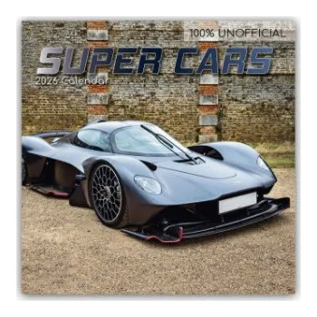 Diář Super Cars - Traumautos 2026 - 16-Monatskalender (EN)