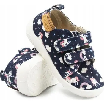 Dívčí tenisky Barefoot Papuče C086-52832 Královská modrá 24