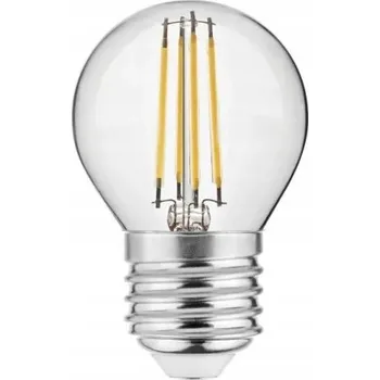 Žárovka LED žárovka, FILAMENT, A-G, E27, G45, 4,0W, 3000K, 420lm, AC220-240V, 360