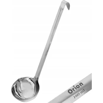 Naběračka Ocelová kuchyňská lžíce na nalévání omáčky s výlevkou 160 Ml