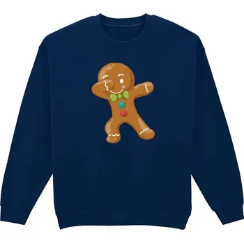 Pánská mikina Cool Ciastek Vánoční Mikina Unisex Tmavě modrá L