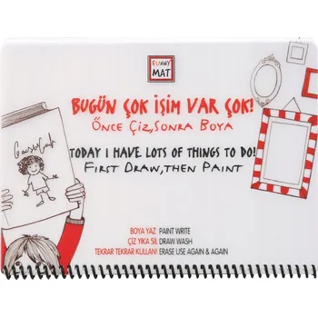 Opakovaně použitelná omalovánka v pouzdře STRIGO 16 x 21 cm