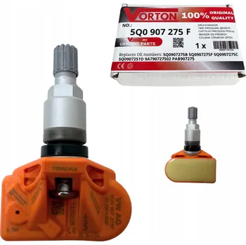 TPMS senzor Snímač tlaku v pneumatikách TPMS 5Q0 907 275 F AUDI VW