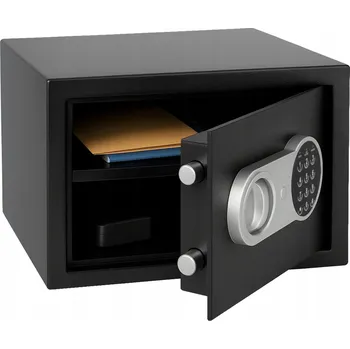 Trezor DOMÁCÍ TREZOR S ELEKTRONICKÝM ZÁMKEM, BEZPEČNOSTNÍ SKŘÍŇ MARELLI S POLICÍ NA DOKUMENTY
