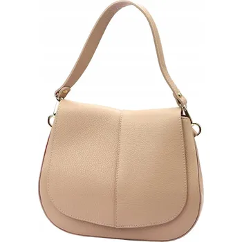 Kabelka Vera Pelle kabelka z pravé kůže růžová