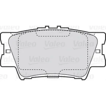 Brzdová destička Sada brzdových destiček, kotoučová brzda VALEO 301819