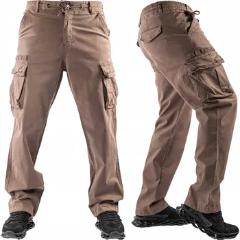 KAPSÁČE PÁNSKÉ HNĚDÉ ROVNÉ NOHAVICE HERRY vel. 40